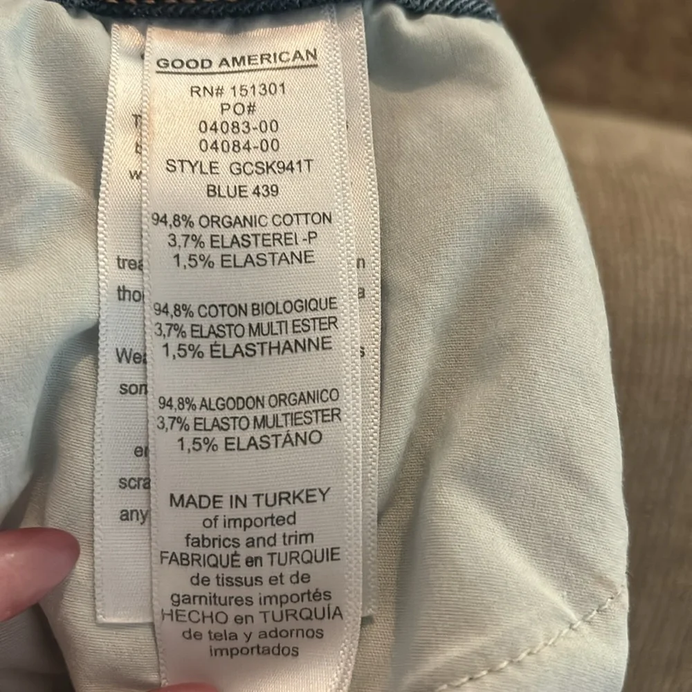 Good American- Good Curve Skinny Jeans size 4/27 - Picture 6 of 6